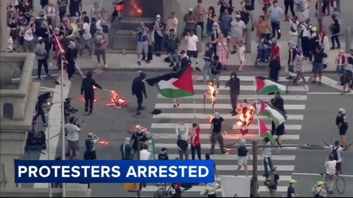 6 Arrested in Pro-Palestinian Demonstration In Philadelphia